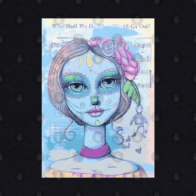 Sugar Skull Girl 2 of 3 by LittleMissTyne